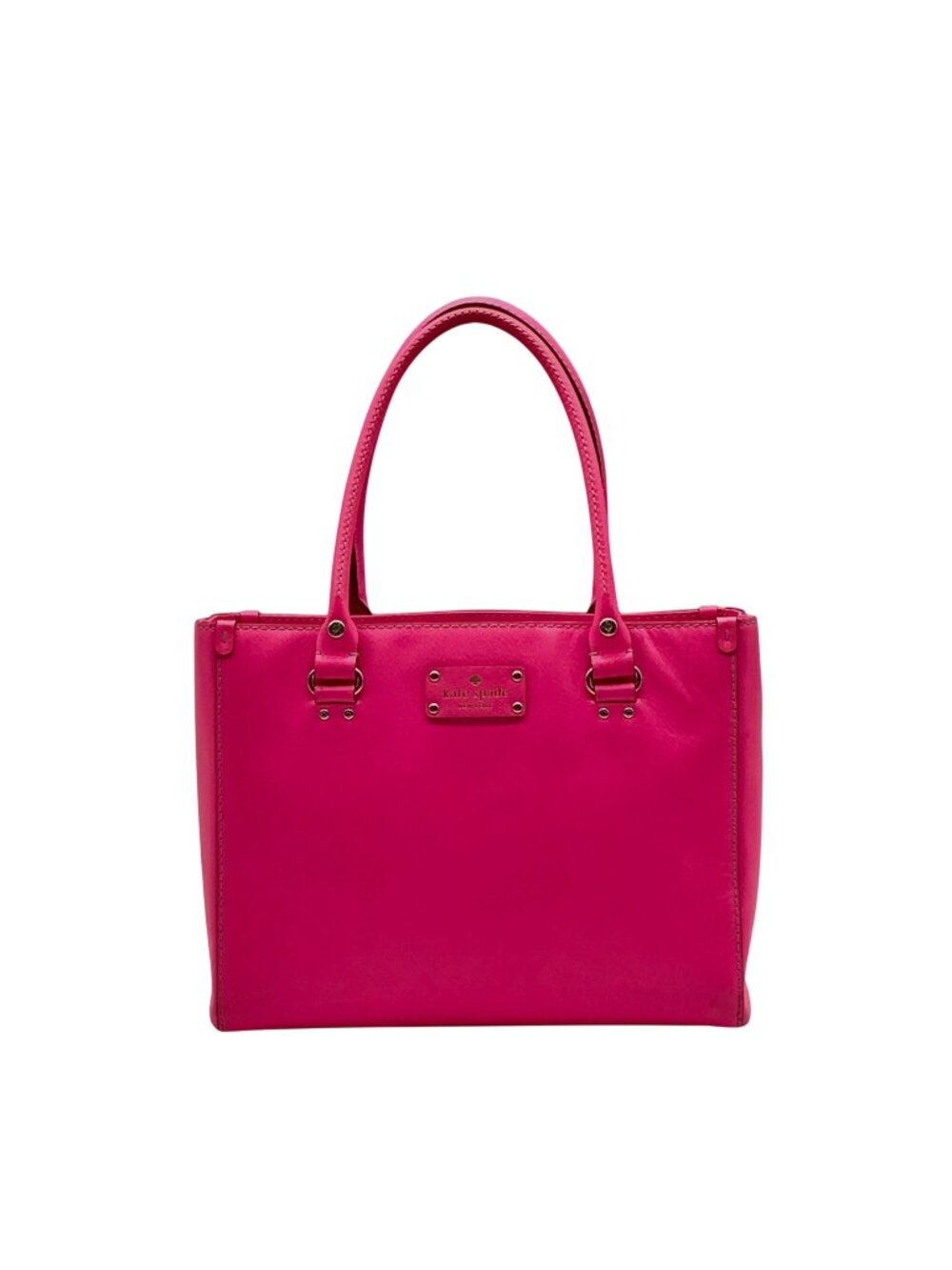 Kate Spade Pink Pebbled Leather Large Satchel